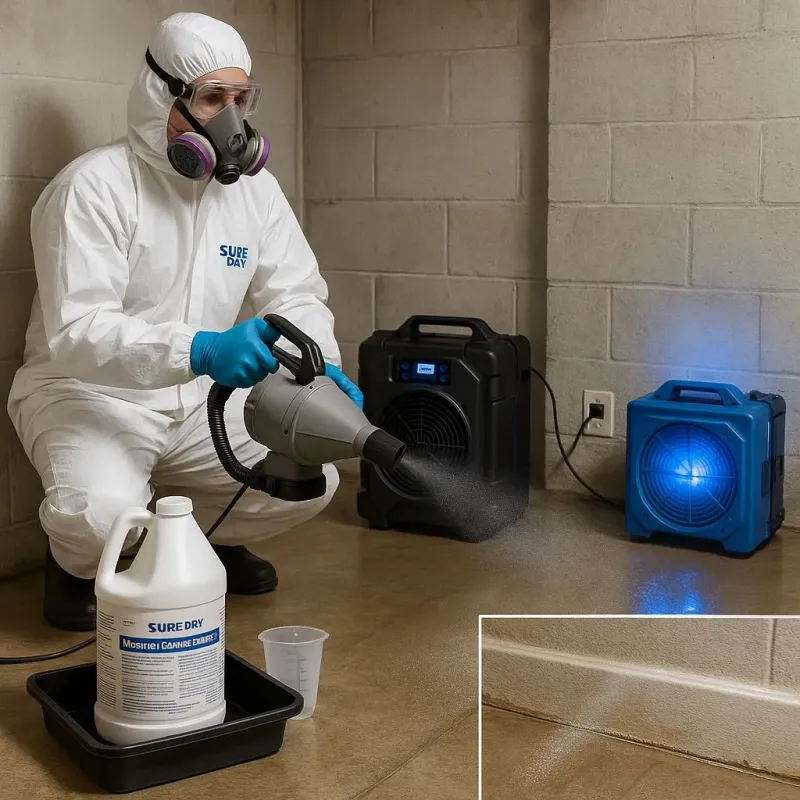Sanitization and Odor Removal process in Frederickson, WA